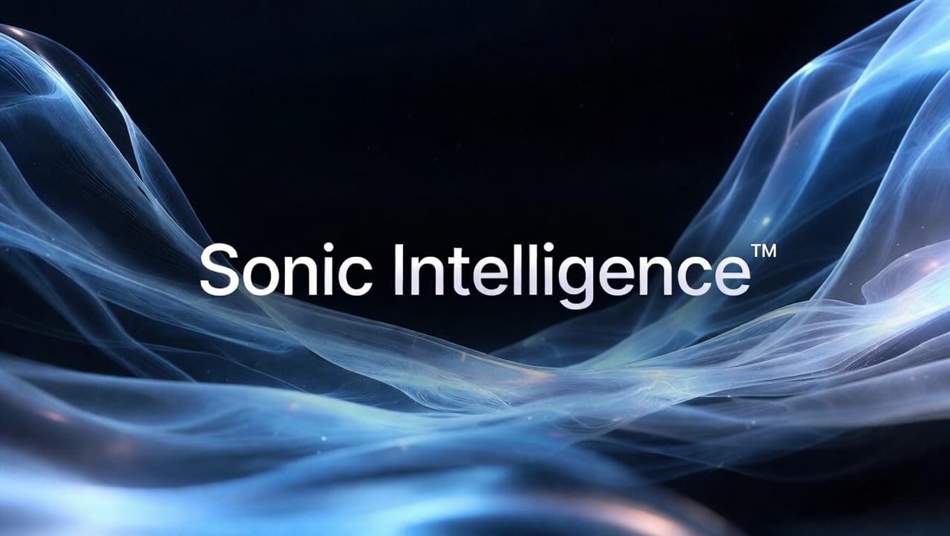 Sonic Intelligence by HitZERØ — AI music technology architecture diagram